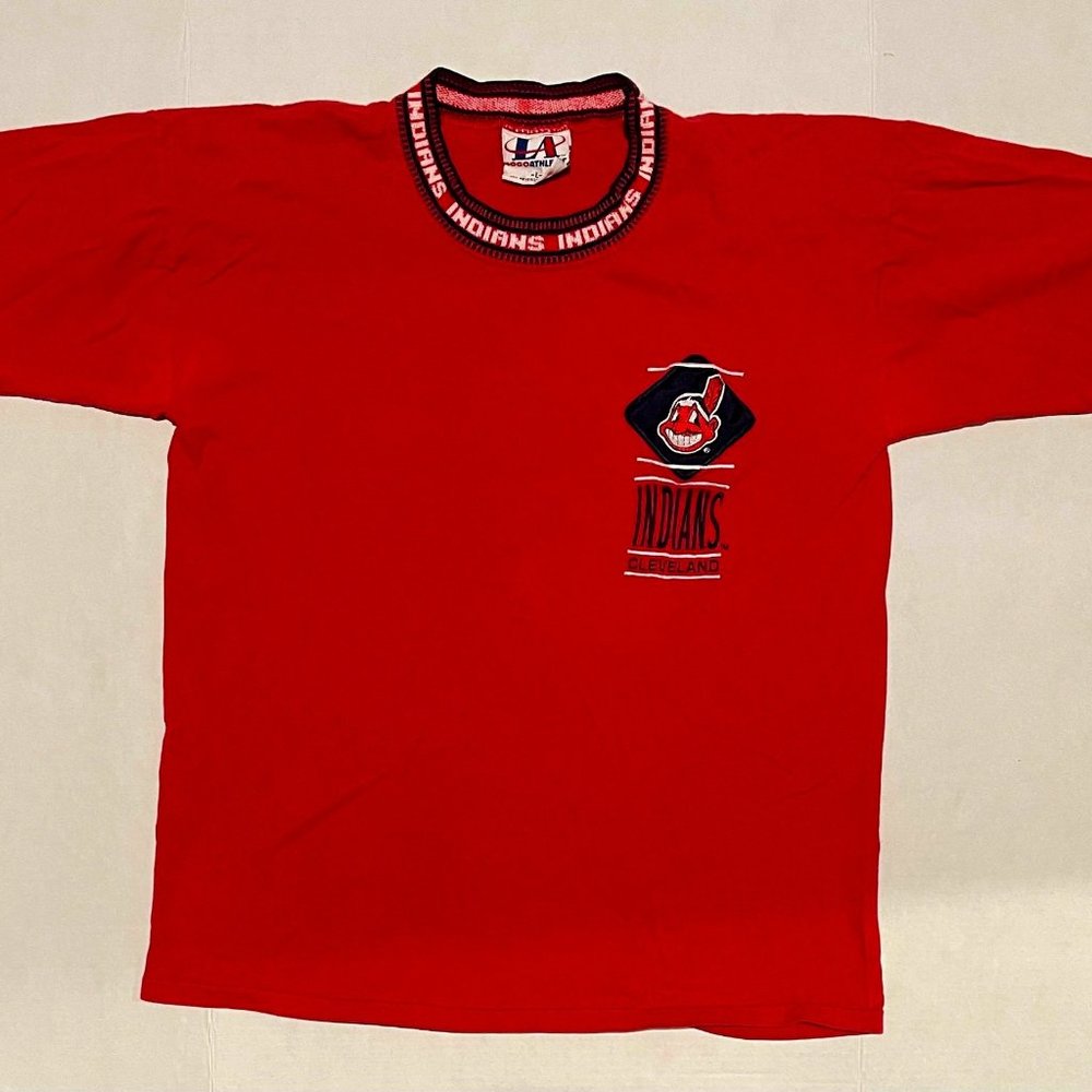 Cleveland Indians Logo Athletic Vintage Shirt L